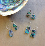 Abalone Wave Earrings