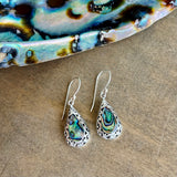 Elegant Abalone Tear Drop Earrings