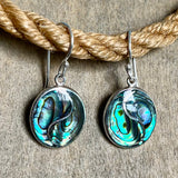 Abalone Simple Shape Earrings