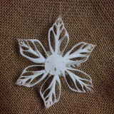 Snowflake Coral Star Shell Ornament