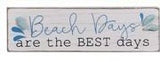 Beach Pebble Mini Block Sign