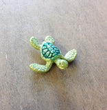 Raku Pottery Mini Turtles
