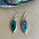 Abalone Leaf Earrings