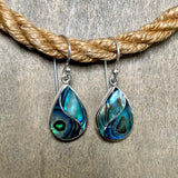 Abalone Simple Shape Earrings