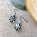 Black Flower Jewelry set