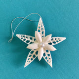 Sandollar Pearl Star Ornament