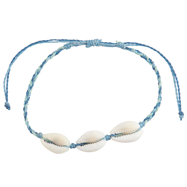 Colorful Cowrie Shell Braided Anklet