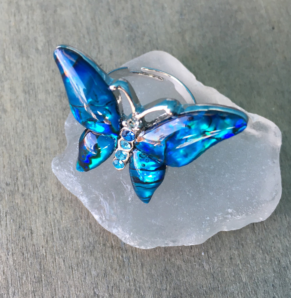 Butterfly Shell Rings
