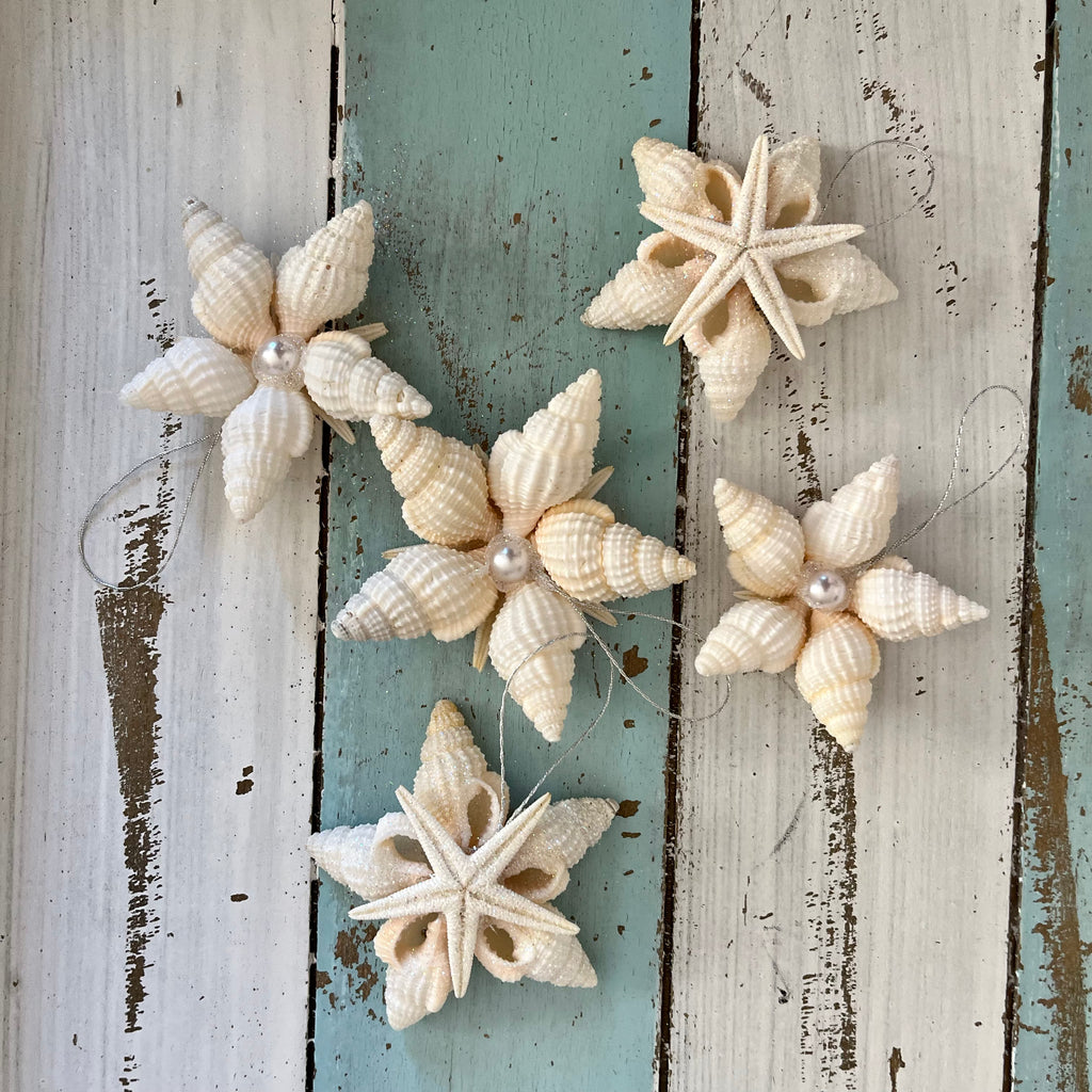 Star and Shell Pearl Ornament