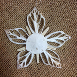 Snowflake Sandollar Ornament