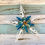 Turquoise Starfish Limpet Tree Top