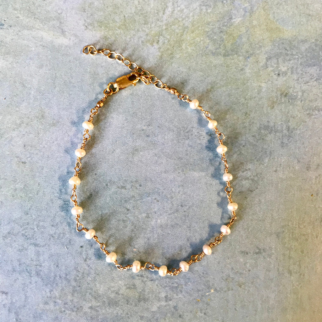 Pearl Chain Bracelet