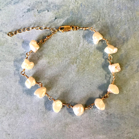 Pearl Chain Bracelet