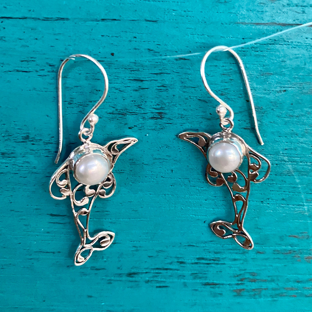 Dolphin Gem Earrings