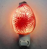 Carved Cowrie Shell Nightlight