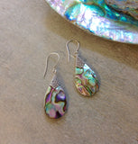 Abalone Tear Drop Earrings