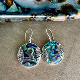 Baseball Shell Earrings