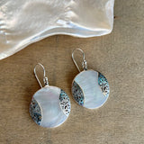 Baseball Shell Earrings