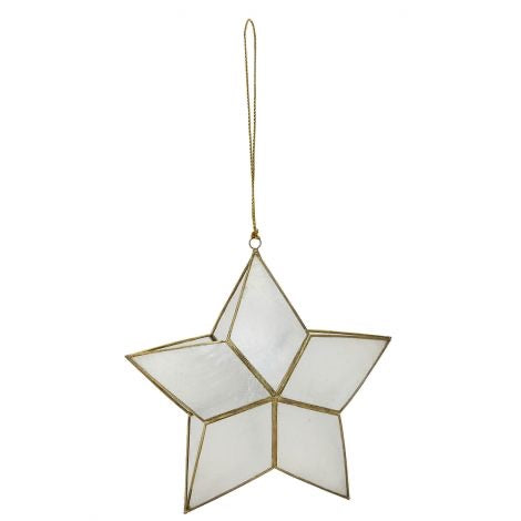 Simple Capiz Star Ornament