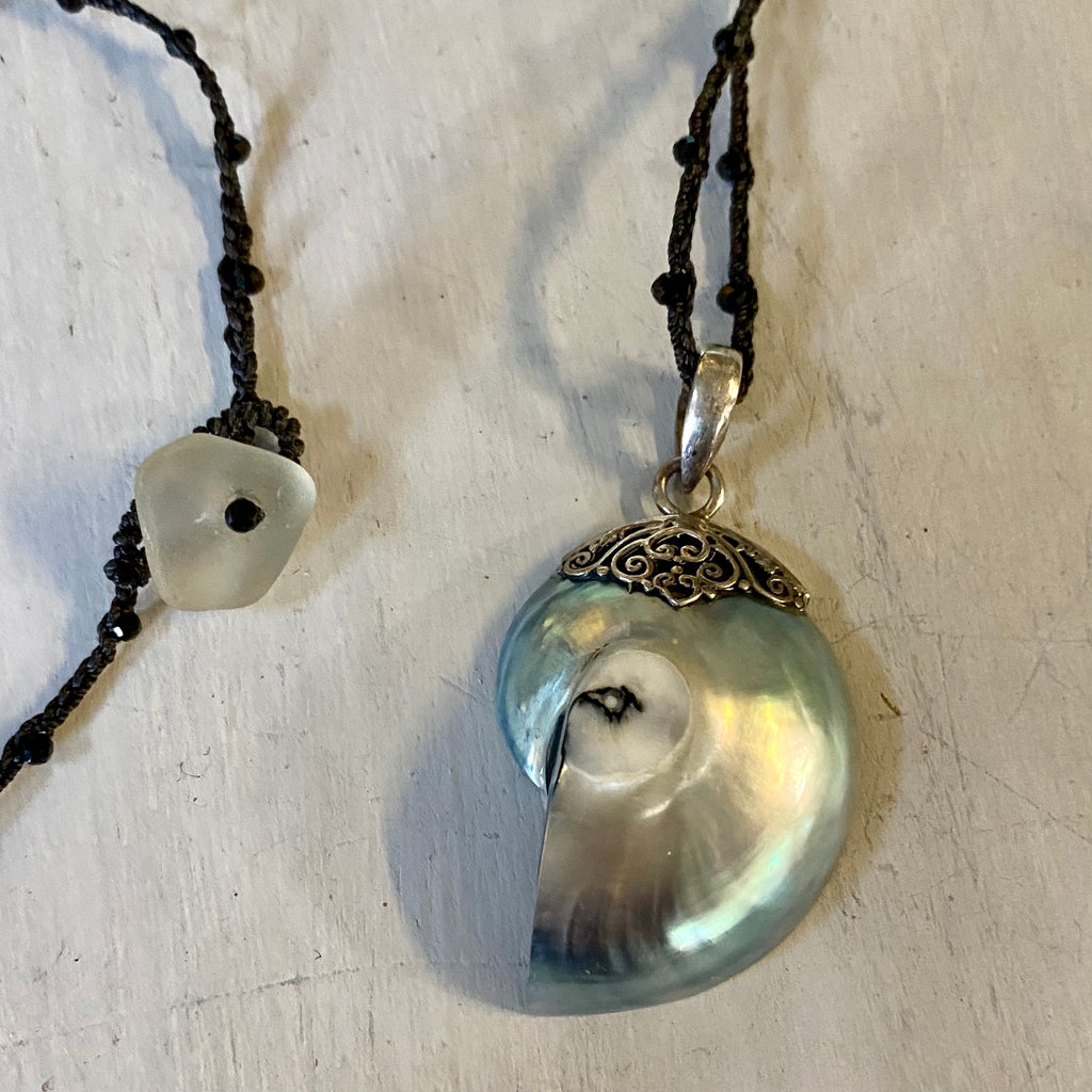 Nautilus Onyx Necklace