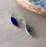 Abalone Leaf Earrings