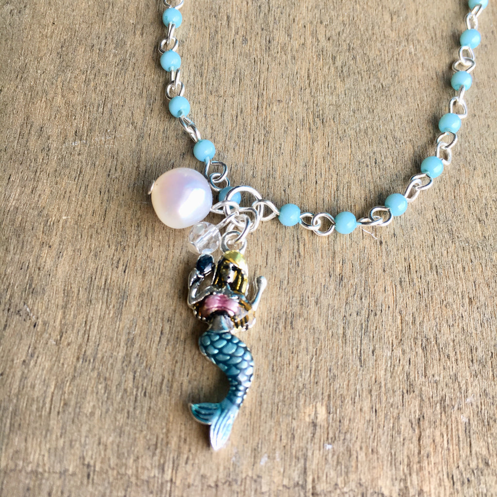 Mermaid Pearl Treasure Anklet