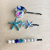 Ocean Gem Hair Pins