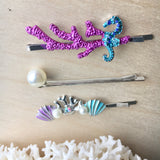 Ocean Gem Hair Pins