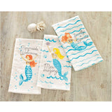 Mermaid Stitched Sequin Towel