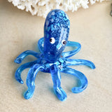 Blue Octopus Figurine