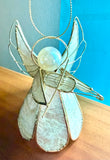 Capiz Violin Angel Ornament
