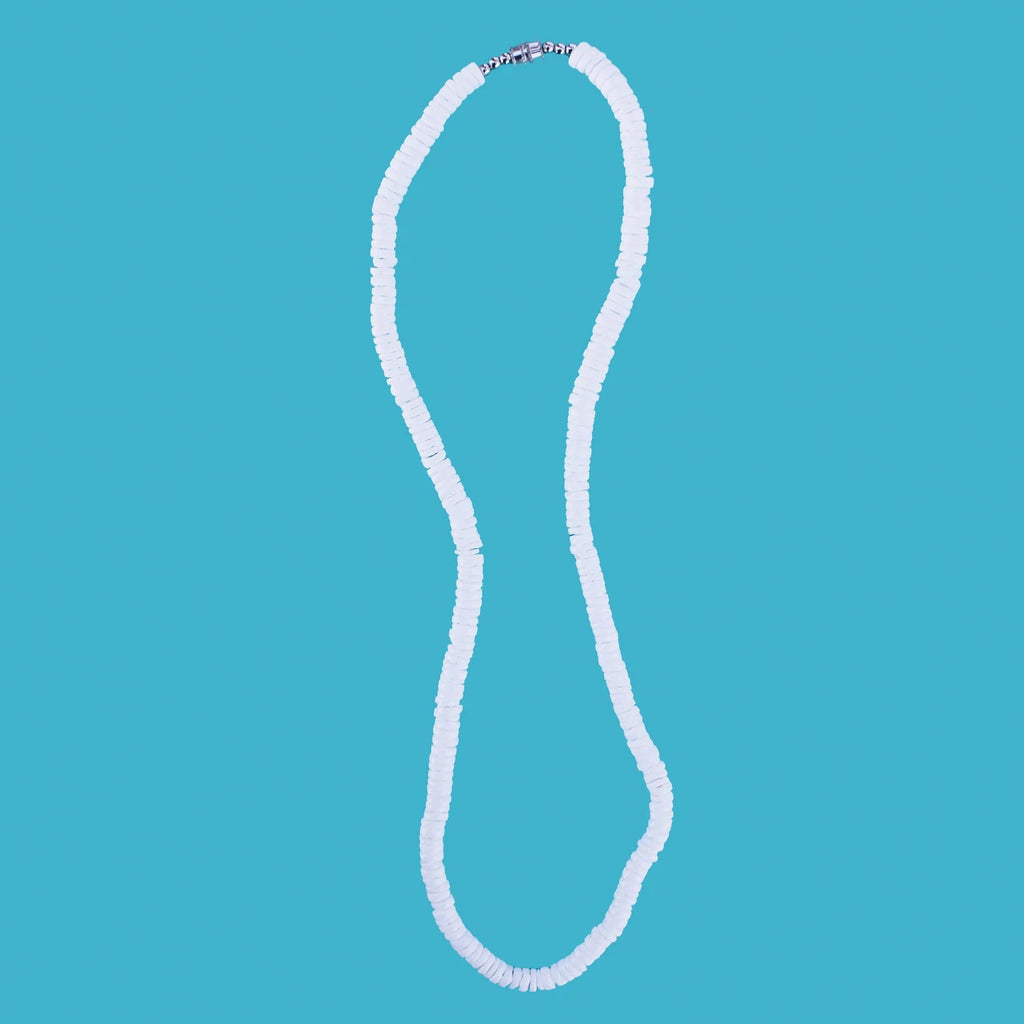 Clamshell Heishi Necklace