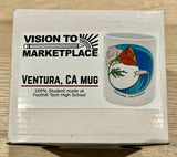 Ventura CA Poppy Wave Mug