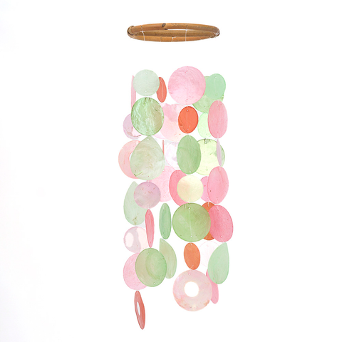Small Bougainvillea Capiz Windchime