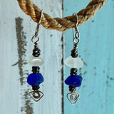 CA Seaglass Swirl Earrings