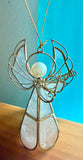 Capiz Violin Angel Ornament