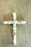 Coral Cross Ornament