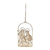 Capiz Nativity Ornament