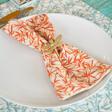 Bamboo Print Cloth Napkins Set