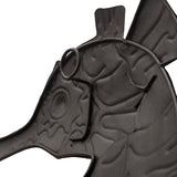 Tan & Blue Capiz Seahorse Wall Decor