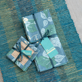 Ocean Hues Hyacinth Coaster Set