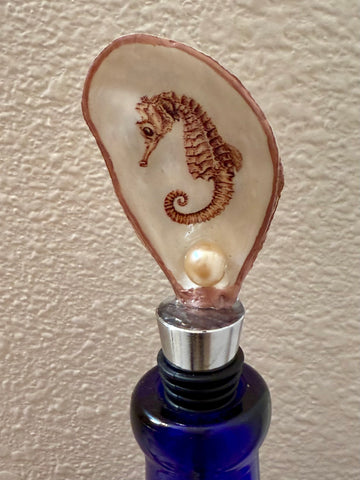 Oyster Shell Wine Stopper
