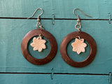 Aloha Coconut Circle Earrings