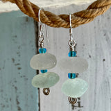 CA Seaglass Swirl Earrings