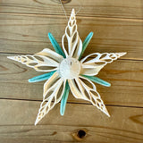 Sandollar Shell Star Ornament
