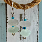 CA Seaglass Swirl Earrings