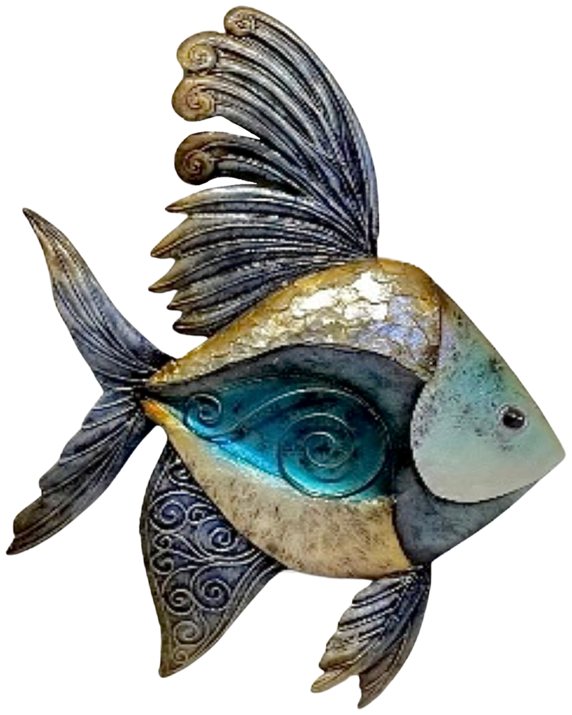 Fish Capiz Metal Art