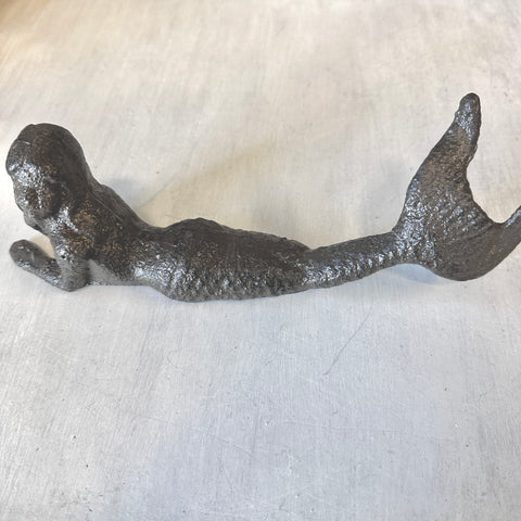 Cast Iron Mermaid Figure