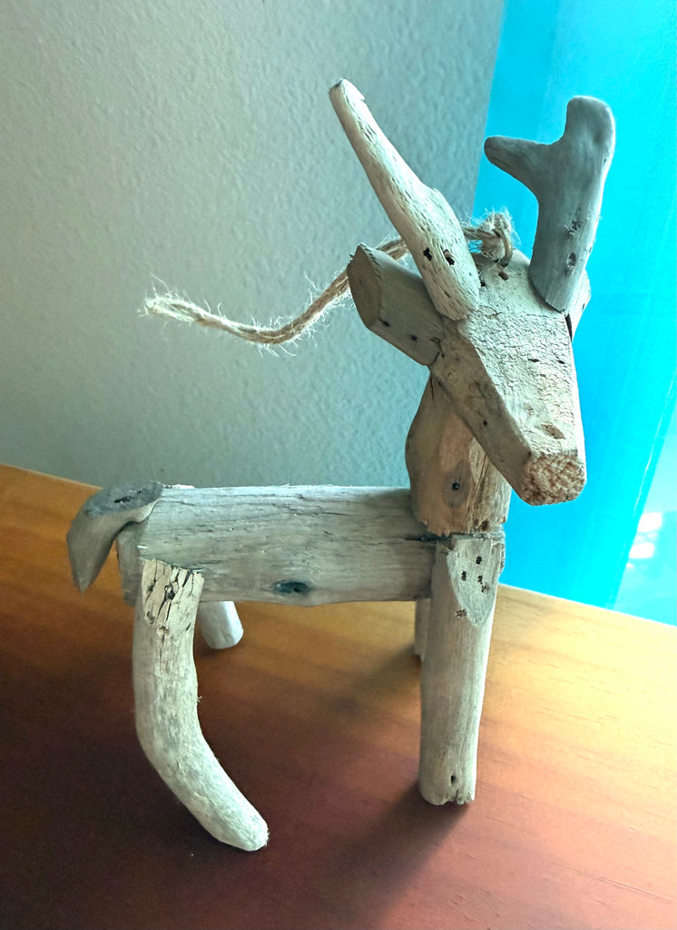Driftwood Reindeer Ornament