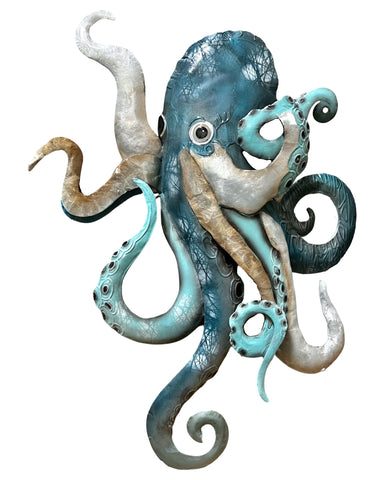 Octopus Capiz Metal Art